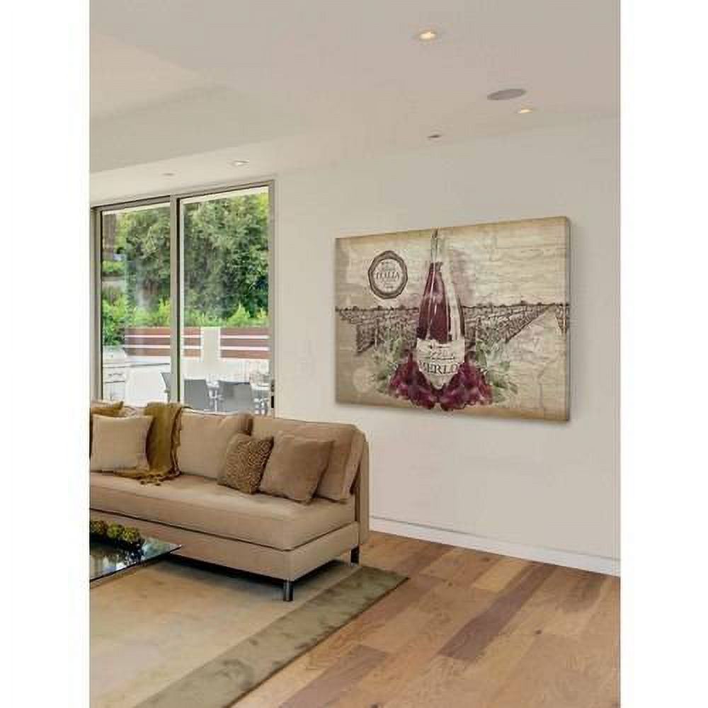 Marmont Hill 'Wine 2' Painting Print on Wrapped Canvas