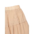 thumbnail image 3 of Forever 21 Chiffon Tiered Maxi Skirt, Color-Cream, Size-M, 3 of 4