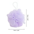 thumbnail image 2 of Unique Bargains 1pc Plum Bossom Bath Shower Loofah Sponge Purple, 2 of 5
