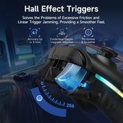 EasySMX PC Controller, Bluetooth Gaming Controller for PC, Android/iOS/Mac/Switch/Steam, with Hall Joystick and Trigger, RGB Lighting