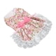 thumbnail image 4 of Vestido para perro, suave, transpirable, bonito y elegante, con estampado floral y lazo, ideal para bodas, cumpleaños y fiestas, color rosa, talla XS., 4 of 14