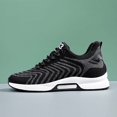 thumbnail image 4 of Men's Elevator Sneakers 2.36 Inch Invisible Height Increasing Lace up Fashion Sneakers, 4 of 13