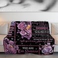 thumbnail image 6 of Daughter Gifts from Dad, Daughter Blankets, to My Daughters from Dads Blanket, Daughters Birthday Gift from Dad - Soft Flannel Throw Blanket 40x50 Inch, 6 of 7