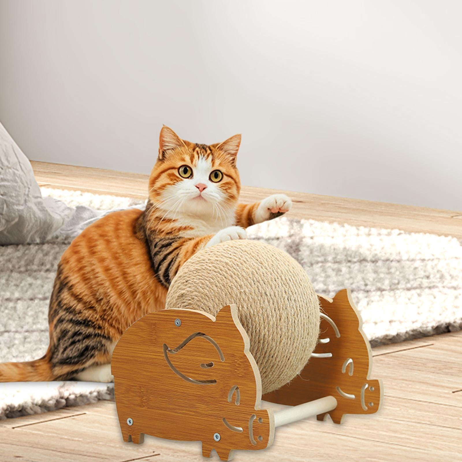 oshhni Cat Scratcher Toy Grinding Claw Pet Supplies Interactive Cat Scratching Ball