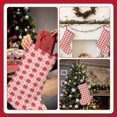 thumbnail image 7 of Vsdgher Checkered Christmas With Snowflakes Christmas Stockings 18 inch Large Kids Stocking Bags Hanging Socks for Christmas Decor Decorations, 7 of 7