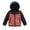 Orange, variant on Gyujnb Girls Winter Jacket, Girls Down Coat Winter Jacket with Contrast Sleeves Warm Quilted Outerwear for Kids Windproof Cold Weather,Size:8-9 Years
