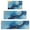 Blue Marble Gold, variant on Dark Blue Marble Gold Line Pattern Kitchen Rugs Sets Of 3,Kitchen Runner Rugs Non Skid Washable,Decorative Kitchen Floor Mats for Kitchen,Sink,Laundry,17"x30" 17"x47" 17"x59"