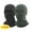 Black&Gary, variant on 2 Pieces Balaclava Ski Mask Face Cover Skin-Friendly Lightweight Thermal Face Mask Black