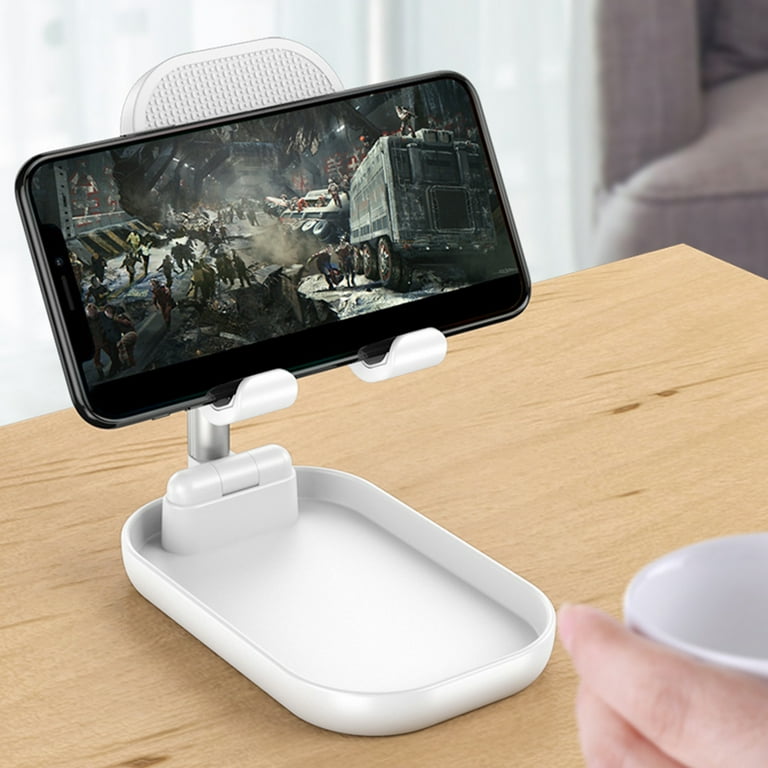 LA TALUS Multifunction 5\'\'-11\'\' Universal Phone Holder Tablet PC Stand  Lazy Bracket for iPhone iPad White 