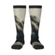 thumbnail image 1 of Fotbe Mystical Bull in Fog Calcetas Divertidas Estampadas para Hombre y Mujer, Calcetas de Algodón hasta la Rodilla para Caminar, Correr, Enfermería y Embarazo, 1 of 6