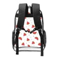 thumbnail image 2 of Kdxio Hand Drawn Watermelon Clear Backpack, Transparent Bookbag for School for Women Men, Capacity Clear Bag for College, Travel, 2 of 7