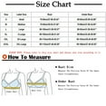 thumbnail image 2 of successthop Bras for Older Women with Sagging Breasts No Wire Push up Bralettes Padded Button Front Clasp Wide Strap Corset Top Full Coverage Crop Tank Top Comfy Lingerie Brown L, 2 of 2