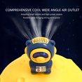 thumbnail image 3 of Mini ventilador de banda para el cuello con carga USB, ventilador manos libres portátil para viajes deportivos al aire libre FLhrweasw Nuevo, 3 of 9