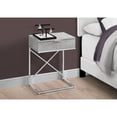 thumbnail image 4 of Accent Table Side End Nightstand Lamp Living Room Bedroom Metal Grey, 4 of 5