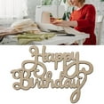 thumbnail image 2 of 15Pcs Wooden Happy Birthday Pattern Ornaments Letter Carving Hanging Decorations Rustic Ornament Party Decor, 2 of 10