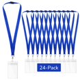 thumbnail image 1 of Lanyards WEZEBEL de 24 unidades con cierre de seguridad y porta credencial impermeable, 1 of 6