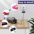 thumbnail image 4 of 50 Pcs Cable Clips,Adhesive Cable Clips,Cable Management Clips,Self Adhesive Wire Clips,Wire Holder Cord Organizer,Cable Organizers Cord Holder for TV PC Ethernet Cable Under Desk Home Office (Black), 4 of 7
