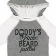 thumbnail image 4 of Inktastic Daddys Little Beard Puller Boys or Girls Long Sleeve Baby Bodysuit, 4 of 5