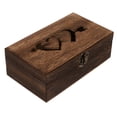 thumbnail image 4 of Miangastore Ring Holder Display Jewelry Storage Case Retro Paulownia Wood 1Set, 4 of 8