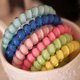 thumbnail image 2 of Gomas para el cabello en espiral de color caramelo, 10 piezas, Gomas para el cabello en espiral elásticas, Gomas para el cabello en espiral pequeñas multicolores, Gomas para el cabello sin arrug, 2 of 4