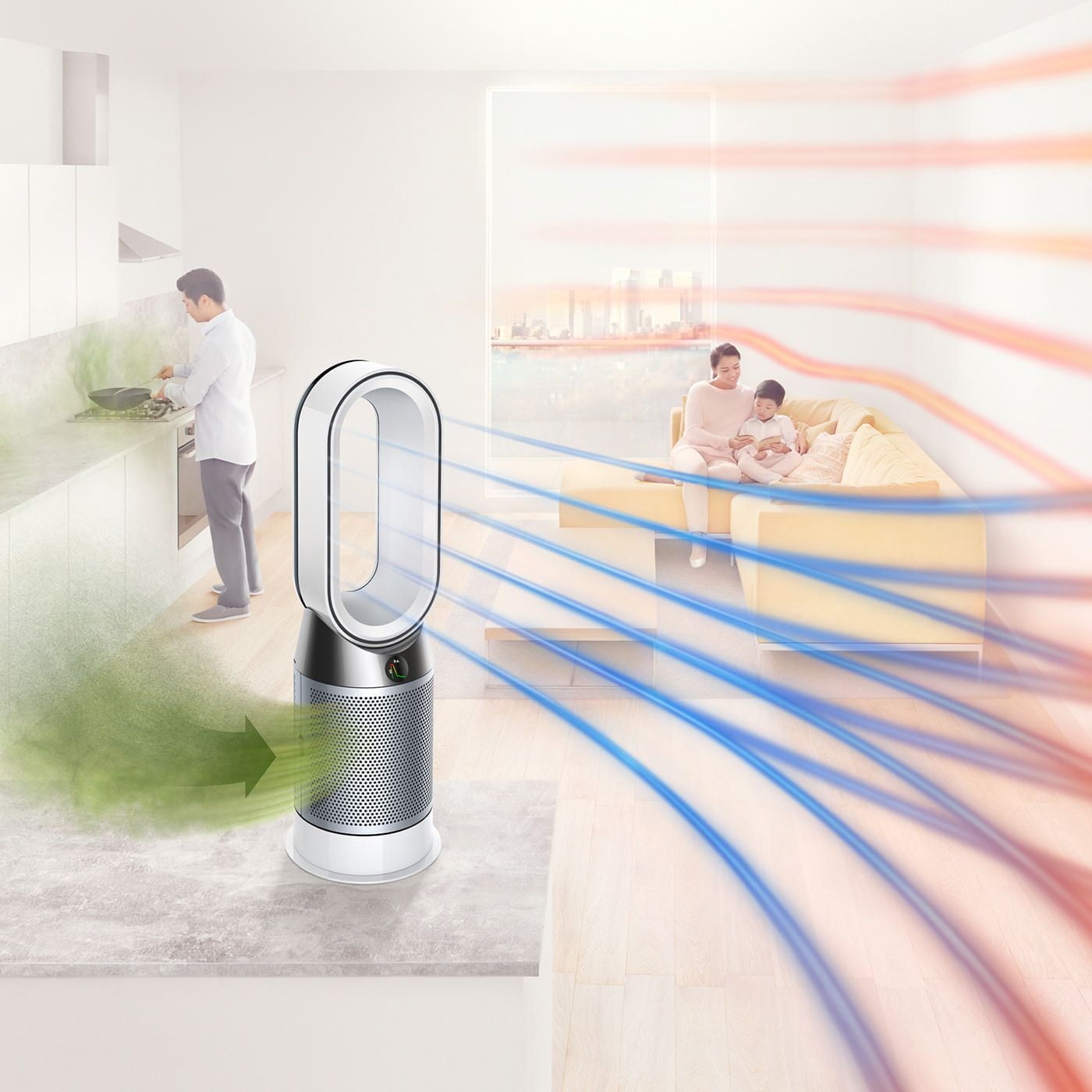 美品　Dyson pure hot+cool Dyson Pure Hot + Cool™ HEPA Air Purifier, Heater & Fan