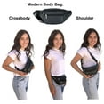 thumbnail image 5 of Genuine Leather Fanny Pack Cellphone Holder Organizer By Silver Fever, 5 of 6