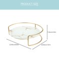 thumbnail image 2 of OUSITAID Tray Organizer Bathroom Storage Vanity Makeup Shelf Cosmetic Countertop Organizers Counter Rack Case Dish Kitchen, 2 of 7