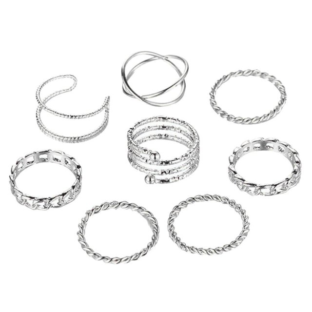 Bague Simple et Généreuse pour Femmes avec Ouverture de Joint, Bijou Cadeau