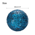 thumbnail image 2 of Uxcell 3Pcs Decorative Glass Balls 3.15 inch Orbs Centerpiece Balls Mosaic Glass Balls for Decor Bowls, Dark Blue, 2 of 5