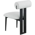 thumbnail image 5 of Meridian Furniture Dario Cream Boucle Fabric Dining Chair (Set of 2), 5 of 8