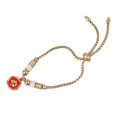 thumbnail image 1 of Pulsera De Oro, Brazalete De Acero De Titanio Deslumbrante Colgante De Corazón Exquisito Anti -desvanecimiento Para La Fiesta, 1 of 7
