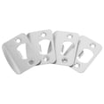 thumbnail image 2 of 4pcs D-strike Plate Door Strike Plate Deadbolt Strike Plate Stainless Latch Plate Metal Strike Plate Deadbolt Reinforcement Plate Guide Plate Stainless Strike Plate, 2 of 8