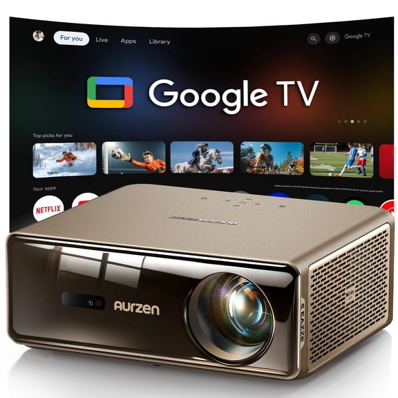 Proyector Aurzen EAZZE D1 MAX de 1000 lúmenes ANSI, 4K, WiFi