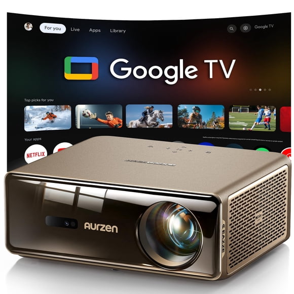 Proyector Aurzen EAZZE D1 MAX de 1000 lúmenes ANSI, 4K, WiFi