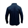 thumbnail image 4 of HBFAGFB Long Sleeve Work Shirts for Men Fashionable Comfortable Lapel Button Down Tops Dark Blue Size S, 4 of 6