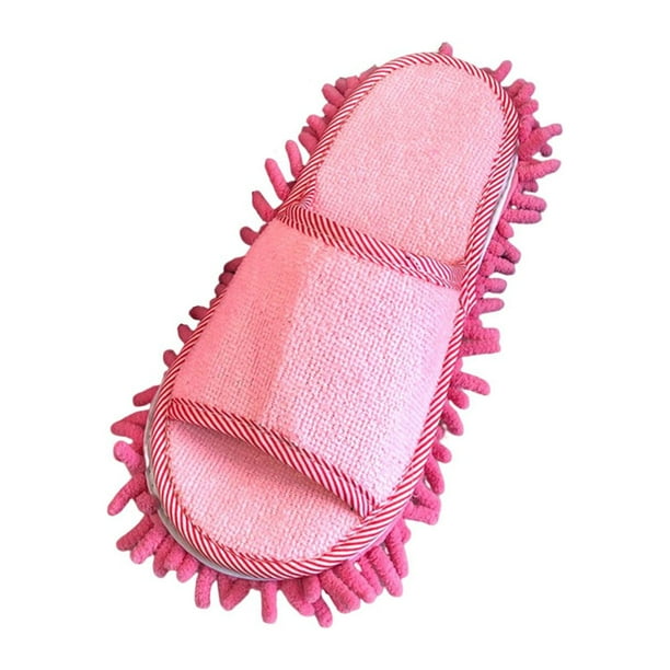 Zapatillas de trapeador Sunnimix Microfibra Chenille rosa
