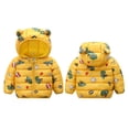 thumbnail image 4 of Kids Boys Girls Ear Hooded Down Coat Winter Warm Cotton-padded Jacket 2-7T, Dinosaur, 4 of 4