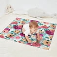 thumbnail image 2 of Pioneer Flower Floral Print Pattern Blanket,Comfortable Soft Flannel Throw Blanket,All Season,Warm Lightweight Blankets for Sofa Bed Couch Living Room Chair,30"x40", 2 of 4