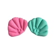 thumbnail image 1 of 2PCS Inflatable Bath Pillow Suction Cup Back Neck Cushion Spa Pillow for Bathtub Bathroom (Random Color), 1 of 8