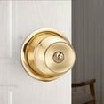 thumbnail image 3 of YIEMEEN Adjustable Latches Entry Door Knob polishes Brass Door Lock for Main Entrances, 3 of 12