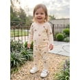 thumbnail image 4 of Loicainy Baby Toddler Girls Clothes Set 3 6 12 18 24 Months 2T 3T 4T 5T Cherry Print Long Sleeve T-shirt with Pants Fall Outfit, 4 of 9