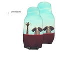 thumbnail image 6 of Sikiie Elehpant And A Giraffe Looking At The Sea Car Seat Protector 2 Pack Car Seat Cushion Mat, Car Seat Covers for SUV, Truck, Van, 6 of 7