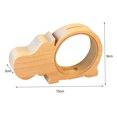 thumbnail image 4 of Coin Bank Creative Wood Animal Design Money Bank Piggy Bank Desk Decoration, 4 of 7