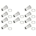 thumbnail image 3 of Metal Keylock Switch, Flame Retardant Keylock Push Button Switch Metal Shell With 20 Keys For CNC Machine For Industry Double Pull, 3 of 8