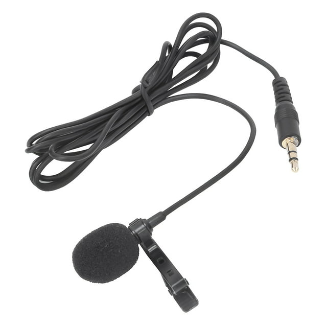 Micrófono portátil Condensador Jadeshay Clip en micrófono Collar Color como se muestra en la imagen