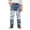 Blue*, variant on RUTAYY Boys Distressed Jeans High Street Long Denim Pants with Pocket Comfortable Stretch Versatile Travel Trousers