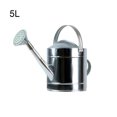 thumbnail image 4 of Naiovety Stainless Steel Large-Mouthed Metal And Iron Nozzle Watering Hassle-Free Indoor Rust-Free Garden Cans Watering Jardín y Patio acero galvanizado 5L, 4 of 6