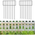 thumbnail image 1 of Animal Barrier Fence in(H) X Ft(L) Decorative Garden Fence Rustproof Metal Wire Garden Border Fence Dog Rabbits Ground Stakes Fence for Garden Patio Yard Outdoor, 1 of 7