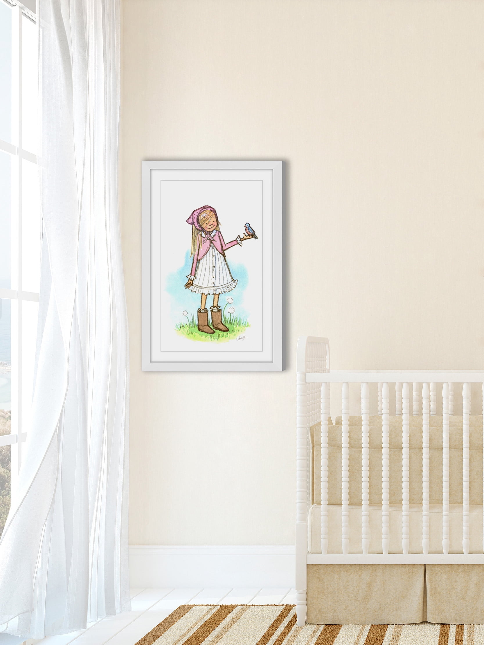 "Bluebird" Framed Painting Print