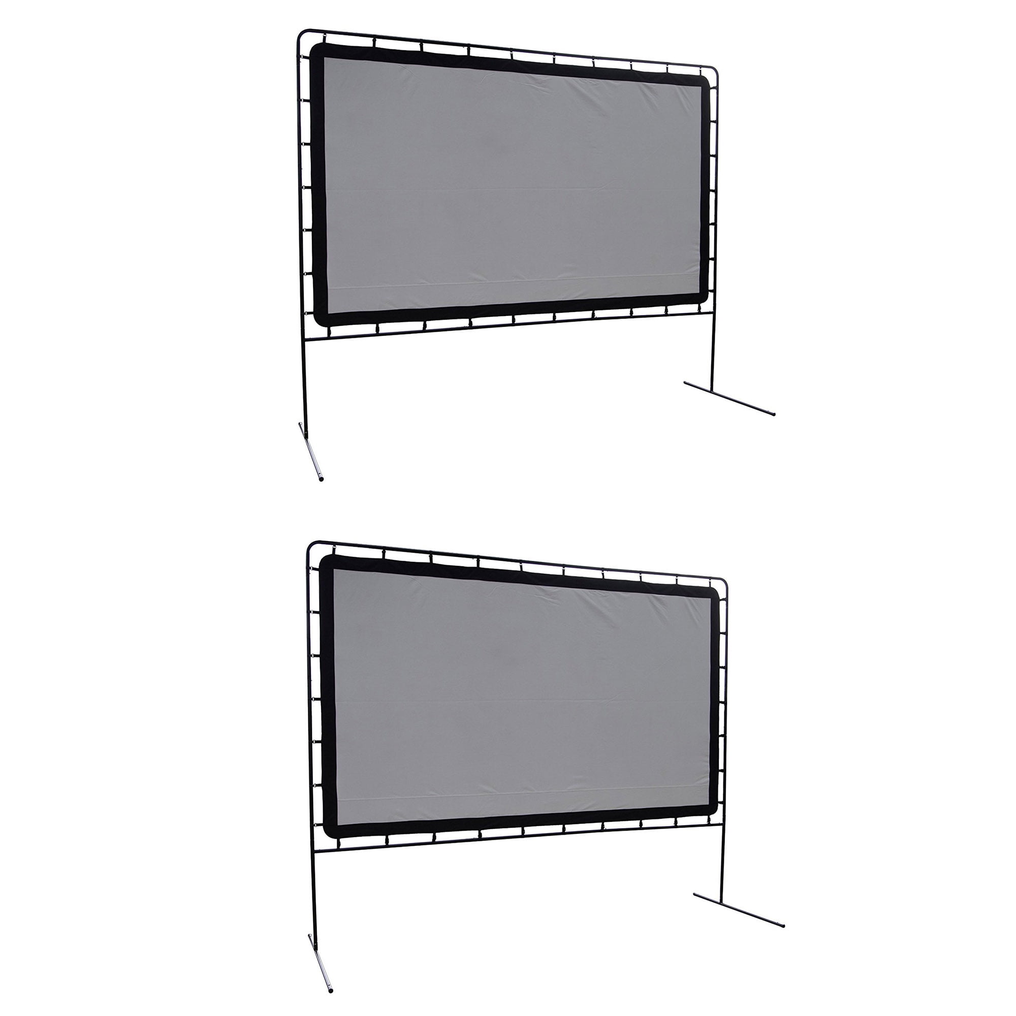 Camp Chef 144 Indoor Outdoor Nylon Backyard Movie Projector Screen Camp Chef 144 Indoor Outdoor Nylon Backyard Movie Projector Screen 2 Pack